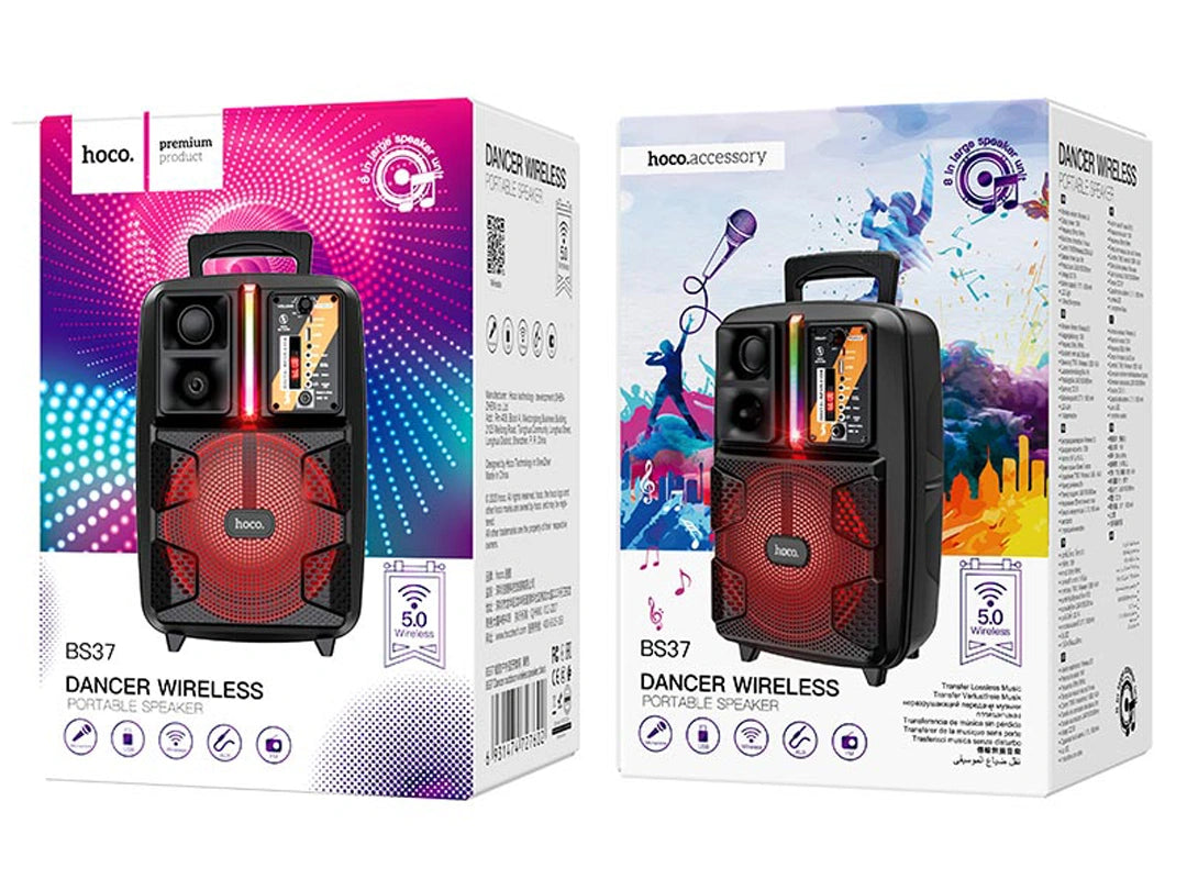 Hoco Dancer Outdoor BS37 Wireless Speaker in Qatar Hoco Dancer Outdoor BS37 Wireless Speaker in Qatar